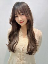 モナザスカイ 栄(MONA the SKY)&nbsp;【MONA】ロングローレイヤー/シナモンラテカラー/韓国風
