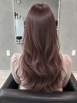パーリオ 加古川別府店(PALIO)&nbsp;韓国風ロングレイヤー×艶感ピンクベージュ