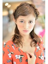 ケーツー心斎橋 クイーンズガーデン バイ ケーツー(K two QUEEN'S GARDEN by K two) 【K-two心斎橋】ゆるふわフェミニンウェーブ~ガーリー編込み~