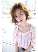 ビームズヘアー　ボブ　ランダムパーマ　ラフスタイル