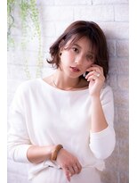 ヘアーアートシフォン 池袋西口店(Hair art chiffon)&nbsp;トリートメントカールとグラデーションカラーの重めふわミディ