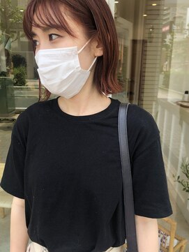 ヘアデザイン ソラ(Sola) ピレンジ 外ハネショートシースルーバング