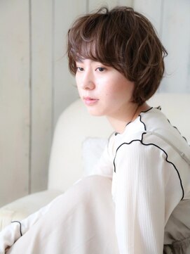 ネオリーブシェリエ 浅草店(Neolive cherie) パーマ風ショートボブ