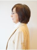 【えがお美容室】40代50代にオススメ☆柔らかミディアムボブ