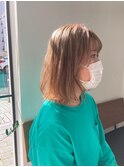 【和田寧々】ミルクティーベージュ/ダブルカラー