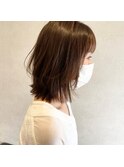 ふわっと外ハネミディボブ