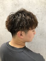 ヘアガーデン オフ(hair garden off)&nbsp;ナチュラルマッシュ× 波巻きパーマ
