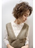 フレンチガーリー/春パーマ/小顔ショートパーマ/20代30代40代 t1