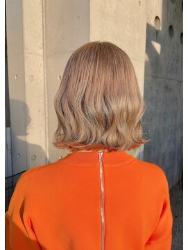 カシュカシュ(cache cache) ミルクティーボブ・ホワイトベージュ☆