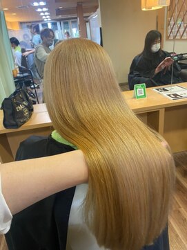 ヘアスペース エーアイアール(Hair Space A.I.R) 育てるグレージュ一か月前
