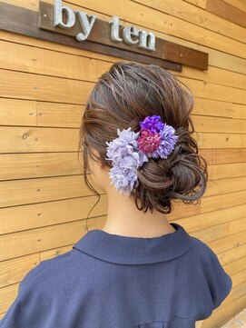 バイテン 久喜(X10) ロングヘアアレンジ