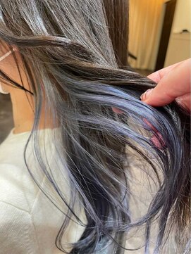 ビューティービースト 武雄店(beauty:beast) インナーカラー/ブルー