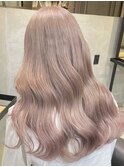 ba2107ハイトーンカラーミルクティーバニラベージュ韓国ヘアー