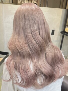 ベレーザ 渋谷(BELEZA) ba2107ハイトーンカラーミルクティーバニラベージュ韓国ヘアー