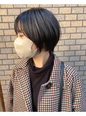 黒髪ショートボブ