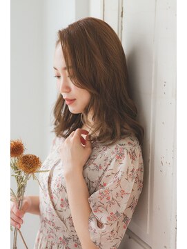 ラエティティア ロコ 刈谷店(Laetitia loco) 大人可愛いかきあげミディアム