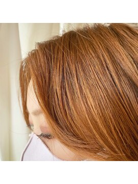 クロト(Clotho) オレンジカラー/インナーカラーダブルカラーブリーチ白髪染め