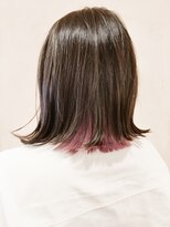 モリオ フロム ロンドン 成増店 【morio成増/一戸】外ハネボブインナーカラーピンク