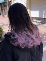 ヴェルデ(Verde)&nbsp;グラデーションカラー ピンクカラー ダブルカラー ブリーチ