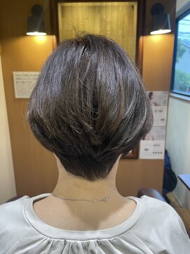 チアー ヘアリラクゼーション(cheer HAIRRELAXATION) 前下がりショートボブ