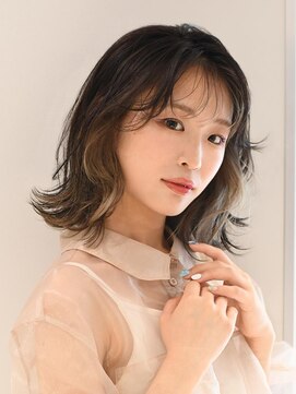 アース 都城川東店(HAIR & MAKE EARTH) くびれボブ×インナーカラー