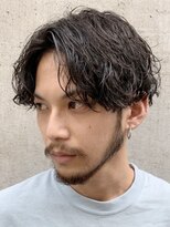 エリマバイフィフス 調布(elima by fifth)&nbsp;センターパート波巻きスパイラルパーマ波巻きパーマメンズパーマ