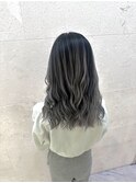 グレー バレイヤージュ