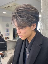 メンズサロン キング 梅田店(Men’s salon K!ng)&nbsp;ホワイトメッシュ/ツイスト/ツイスパ/パーマ/メンズ/眉毛