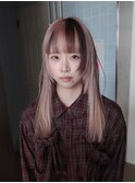 渋谷/ウルフカット レイヤー デザインカラー ルーツカラー 