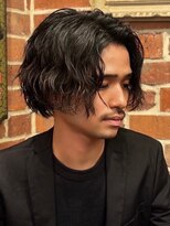 ヒロギンザバーバーショップ 丸の内店(HIRO GINZA BARBER SHOP)&nbsp;センターパートサーフカール