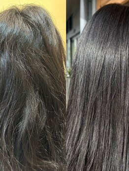 ヘアー マミー(ヘアー mommy)の写真/一人一人に合わせた自然な縮毛矯正で、自分史上最高の艶髪に♪ダメージも気にせずお悩み解決に導きます◎