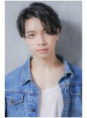 マッシュ短髪センターパートツーブロック束感モテる黒髪流行