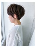 神戸 30代40代50代60代絶壁解消小顔マッシュショートボブby柴立