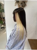 くびれヘア/アプリコットオレンジ/夏のヘアアレンジ/茅ヶ崎駅