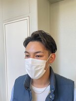 ヘアサロン ガリカ 表参道(hair salon Gallica)&nbsp;メンズかき上げ七三短髪ツーブロック