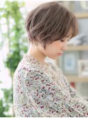ミルクティーアッシュショートカットレイヤーA3志木20代30代40代