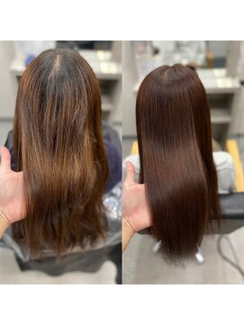 エマ(EMMA) 髪質改善×ピンクブラウン