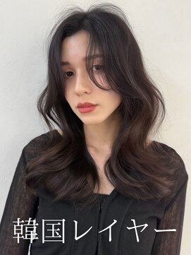 レイヤーカット/韓国レイヤー/顔周りカット/顔周りレイヤー