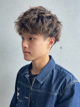 ラフ バイ マグ 南松本(R.A.F. by Mag) ツーブロック×ツイストスパイラルパーマ◎無造作おしゃれ