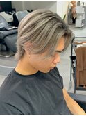 短髮波巻きパーマコンマパングフェードカットパズカット