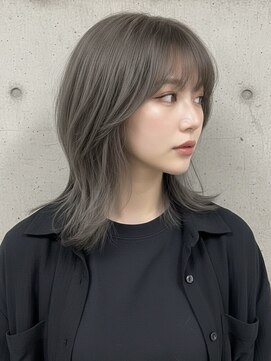 エイチ ウルフカット 大阪梅田(811) ハンサムショートタッセルボブパーマレイヤーボブハイライト