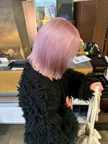 コエル(KOER)&nbsp;【ボブ×ピンク】ブリーチで叶える透明感ダブルカラー
