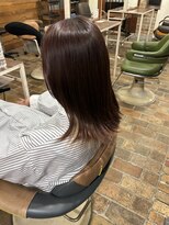 テントヘアー(tent hair)&nbsp;パープルカラー&インナーカラー