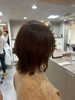ホワイトストーン WHITE STONE クラゲヘアーやわらかくびれ×外ハネボブ