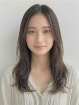 アース 相模大野店(EARTH)&nbsp;前髪なしロング×夏カラーで軽やか小顔レイヤーカット