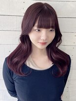 ルノン フィージュ(LUNON fieju)&nbsp;黒髪クラゲヘアーオリーブグレー小顔ココアベージュ