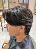 毛流れセンターパート