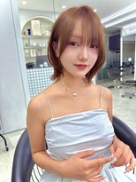 サンド ミュウ 横浜店(sand mieu)&nbsp;タッセルボブ/顔周りレイヤー/髪質改善/艶髪縮毛矯正