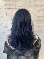 プライズ 池袋店(prize)&nbsp;重軽ウェーブブランジュアッシュカラーネイビーブルー2012