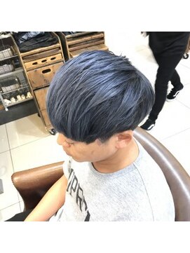 ネオリーブ チロル 横浜西口店(Neolive CiroL.) メンズマッシュ ハイトーンアッシュ 横浜